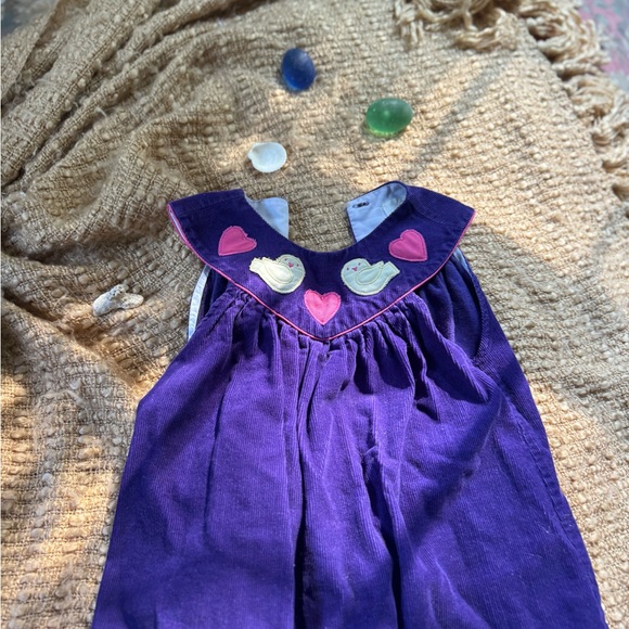 Gorgeous handmade corduroy dress size 2T - Picture 2 of 3